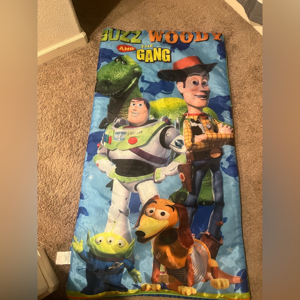 VTG Disney | Sleeping Bag Pixar Toy Story Buzz Woody And The Gang